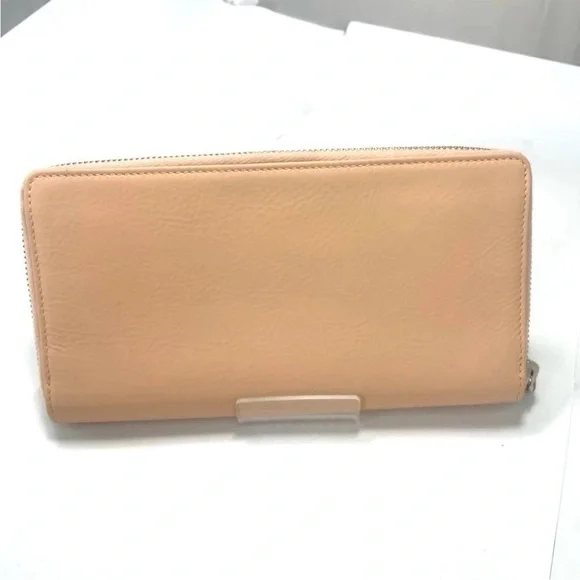 Balenciaga Peach Leather Wallet - Picture 2 of 12